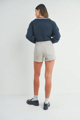 HIGH RISE UTILITY CARGO SHORT