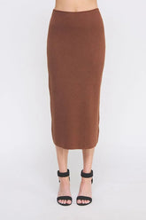 SOFT LUREX TUBE MIDI SKIRT