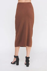 SOFT LUREX TUBE MIDI SKIRT