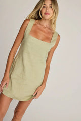 SUNDAY RITUAL DAHLIA LINEN DRESS