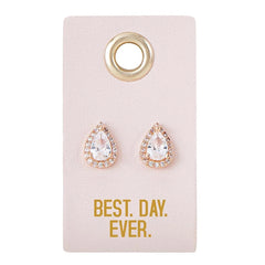 LOVE WEDDING EARRING - BEST DAY EVER